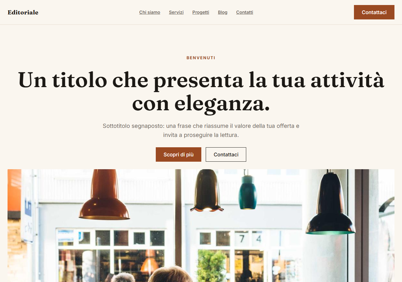 Anteprima del design set Editoriale