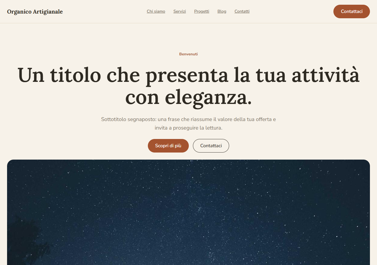 Anteprima del design set Organico Artigianale